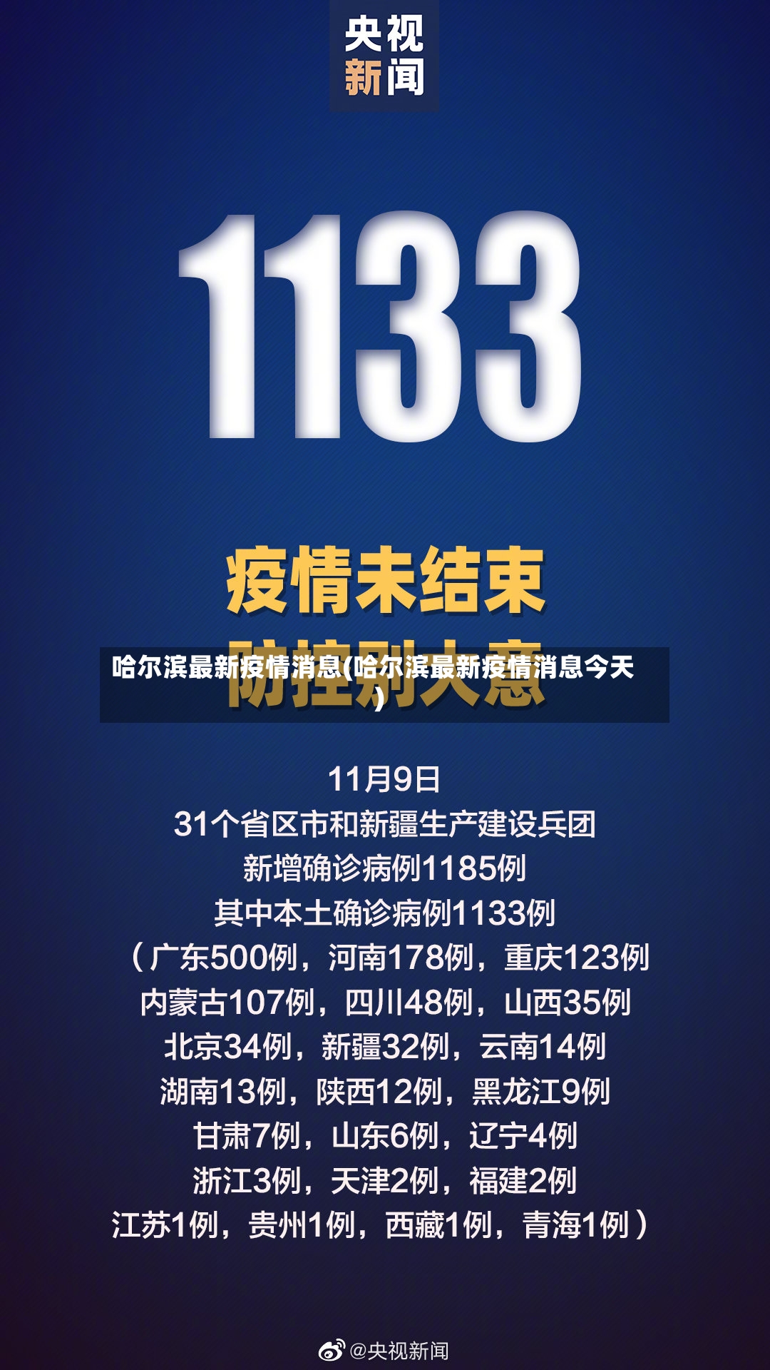 哈尔滨最新疫情消息(哈尔滨最新疫情消息今天)
