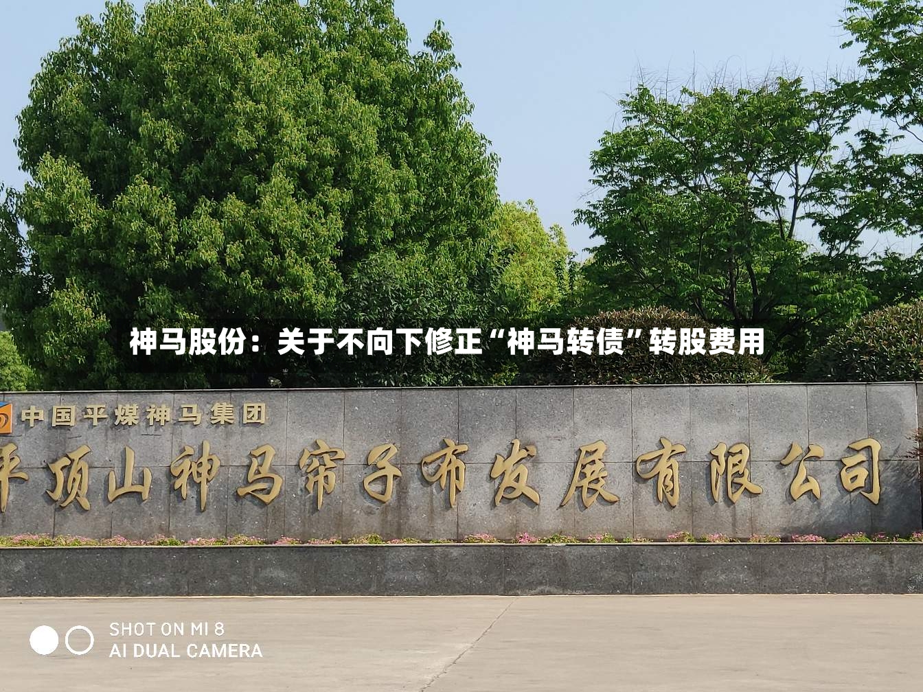 神马股份：关于不向下修正“神马转债	”转股费用-第2张图片