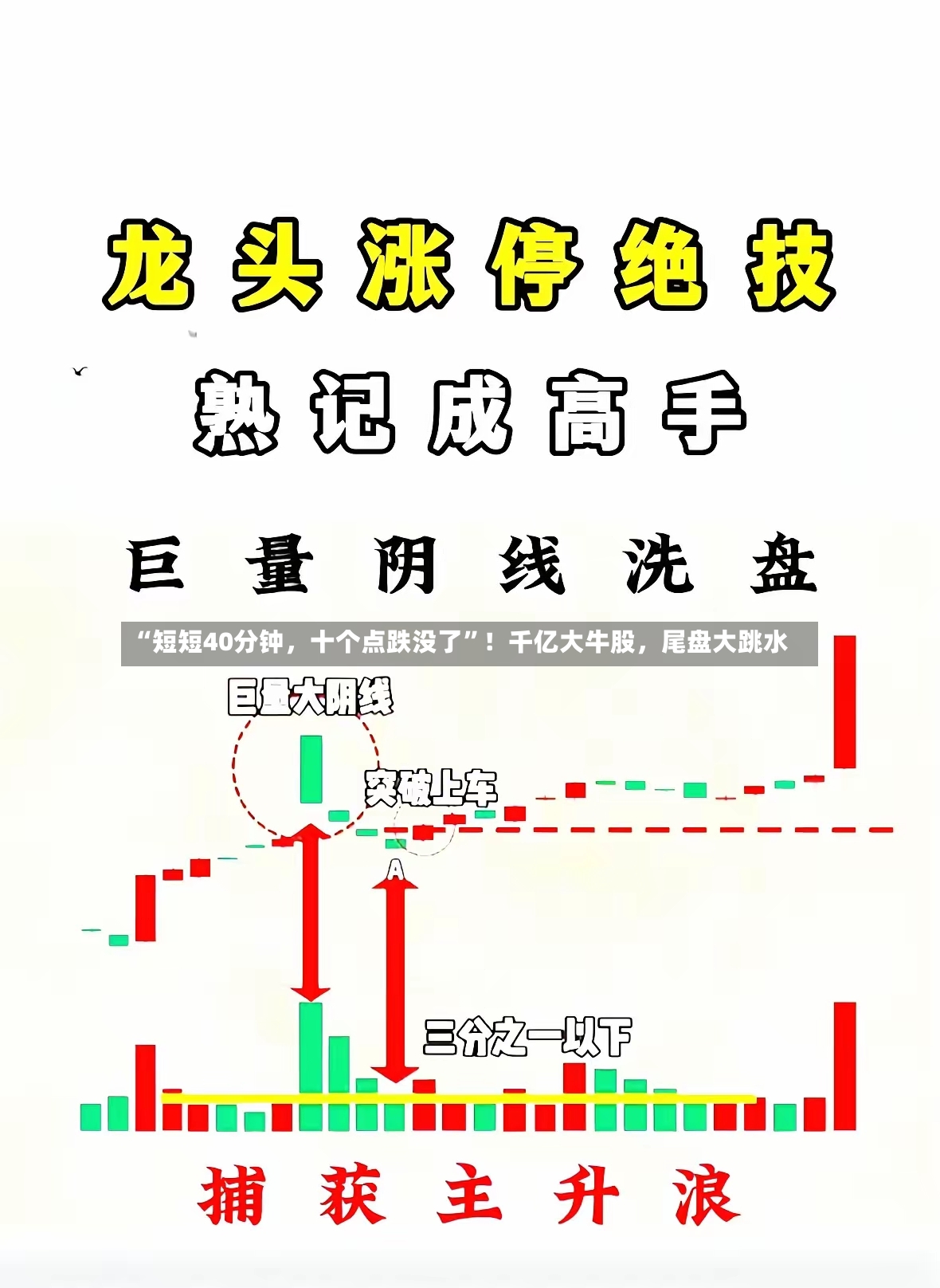 “短短40分钟，十个点跌没了”！千亿大牛股，尾盘大跳水-第2张图片