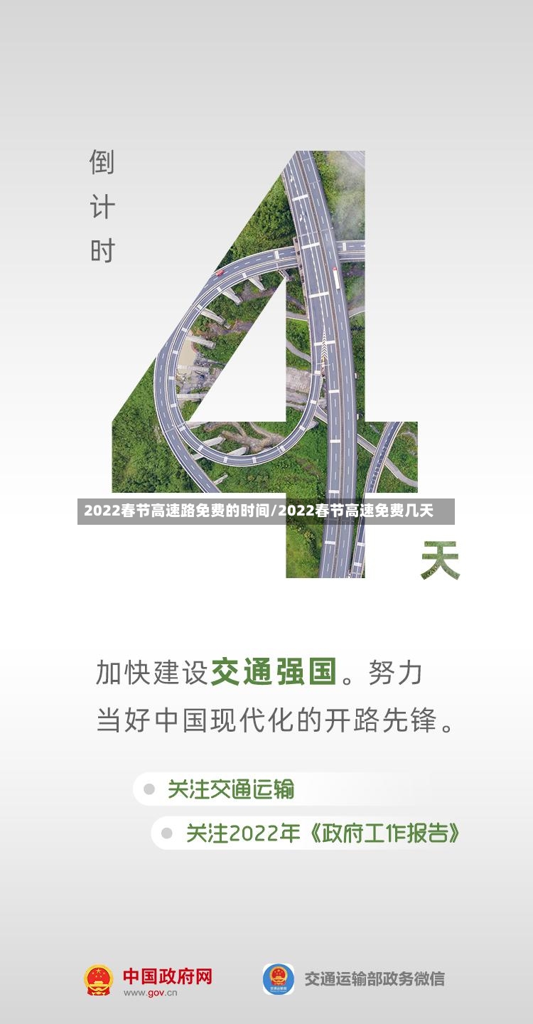 2022春节高速路免费的时间/2022春节高速免费几天-第3张图片