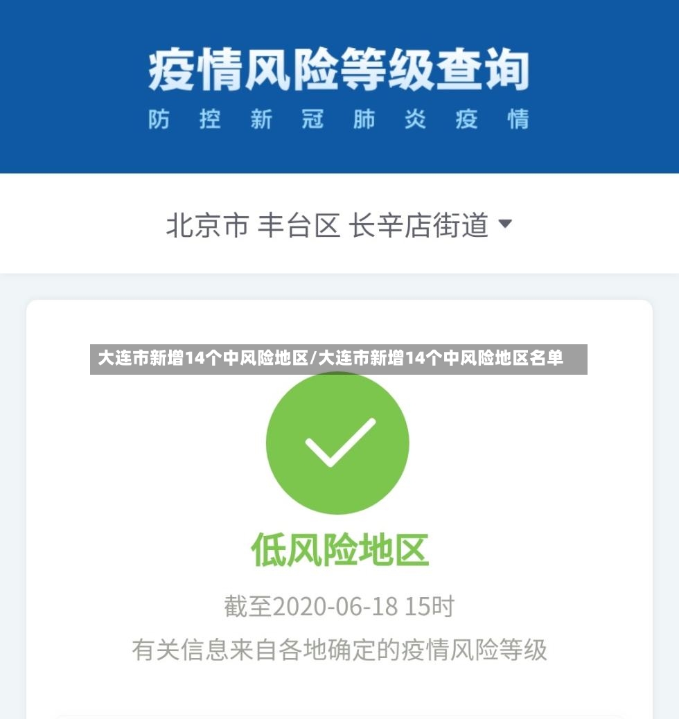 大连市新增14个中风险地区/大连市新增14个中风险地区名单-第2张图片