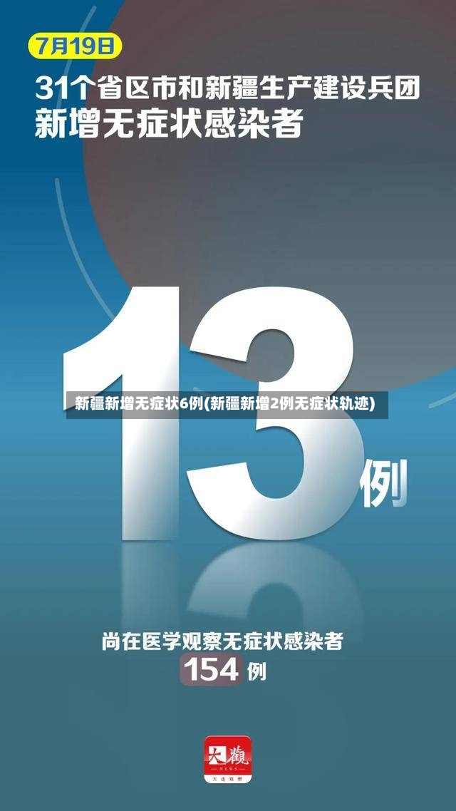 新疆新增无症状6例(新疆新增2例无症状轨迹)-第3张图片