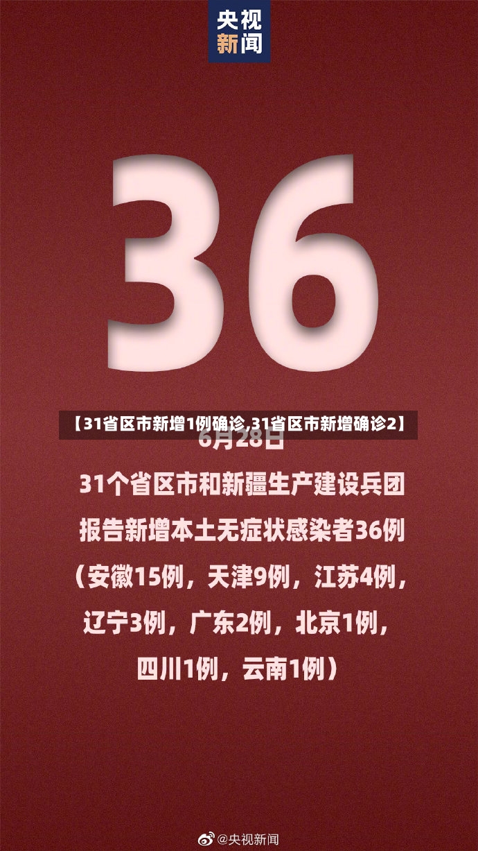 【31省区市新增1例确诊,31省区市新增确诊2】-第2张图片