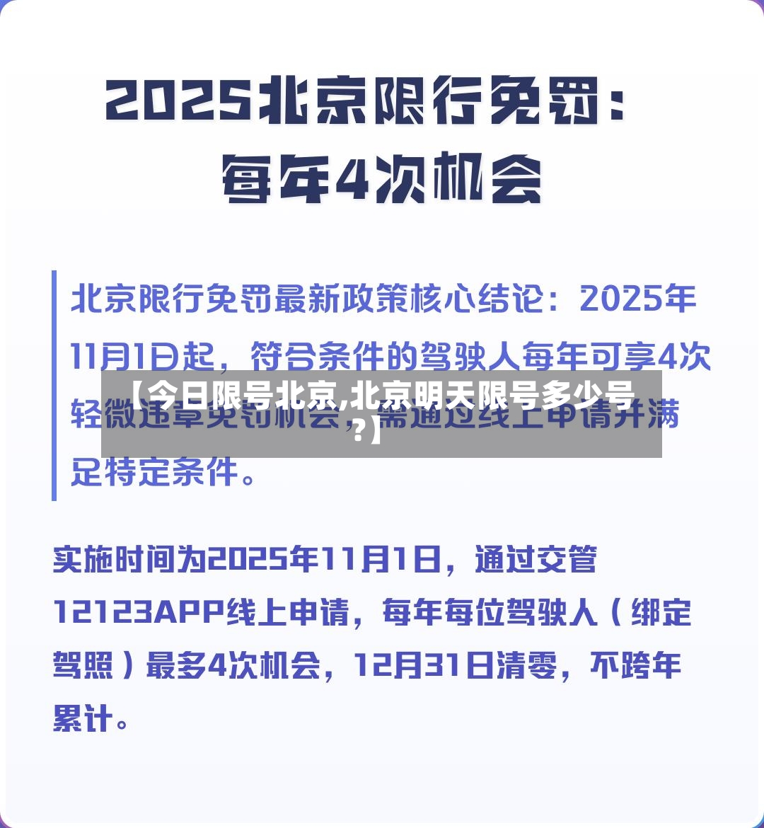 【今日限号北京,北京明天限号多少号?】-第3张图片