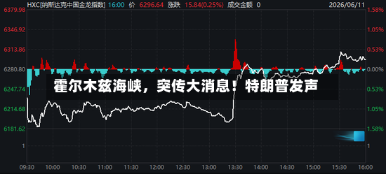 霍尔木兹海峡，突传大消息！特朗普发声-第2张图片