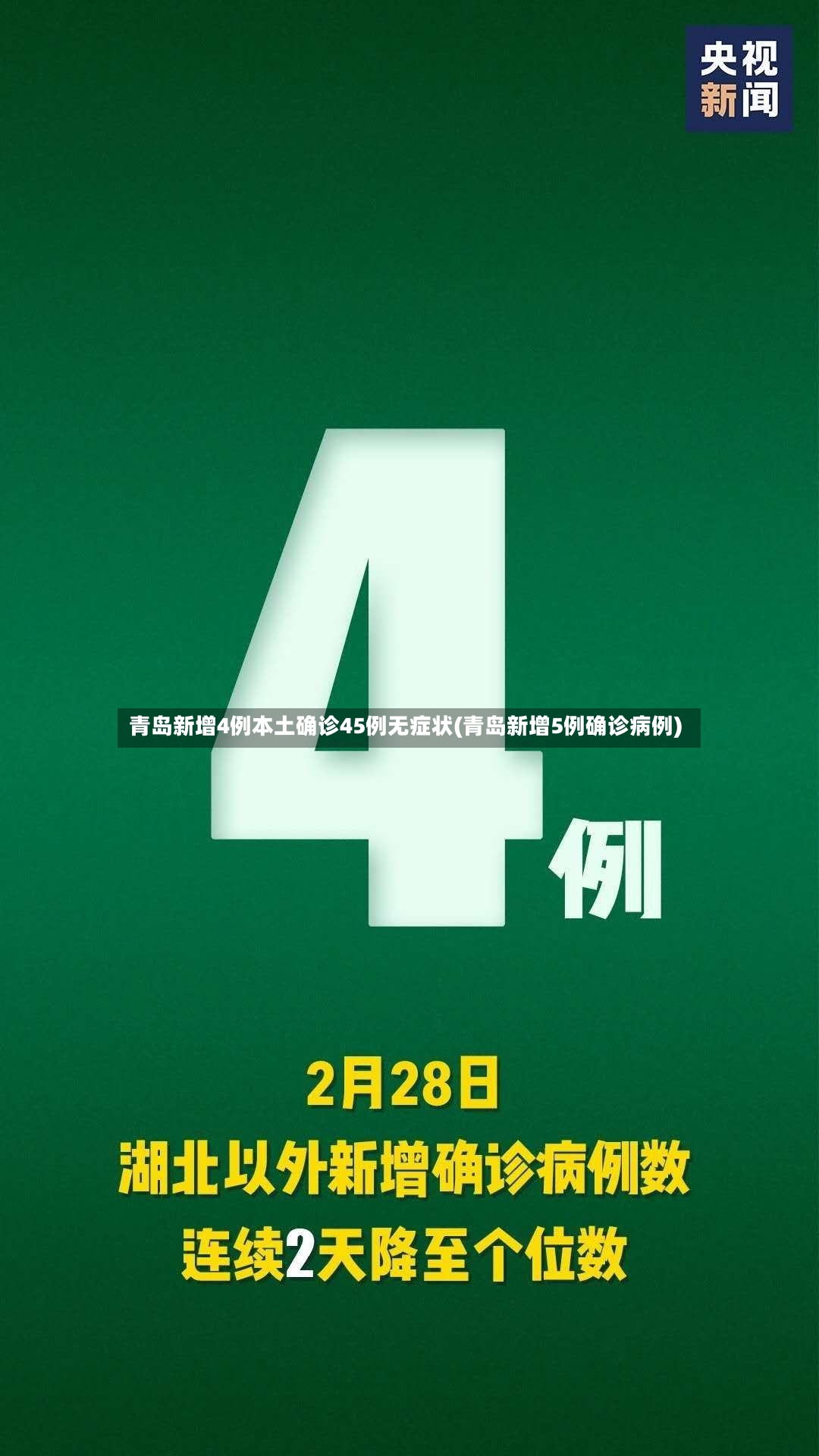青岛新增4例本土确诊45例无症状(青岛新增5例确诊病例)-第2张图片