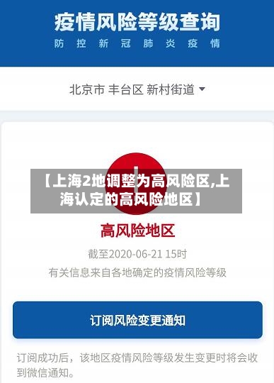 【上海2地调整为高风险区,上海认定的高风险地区】-第2张图片