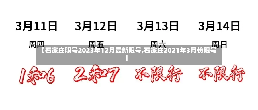 【石家庄限号2023年12月最新限号,石家庄2021年3月份限号】-第3张图片