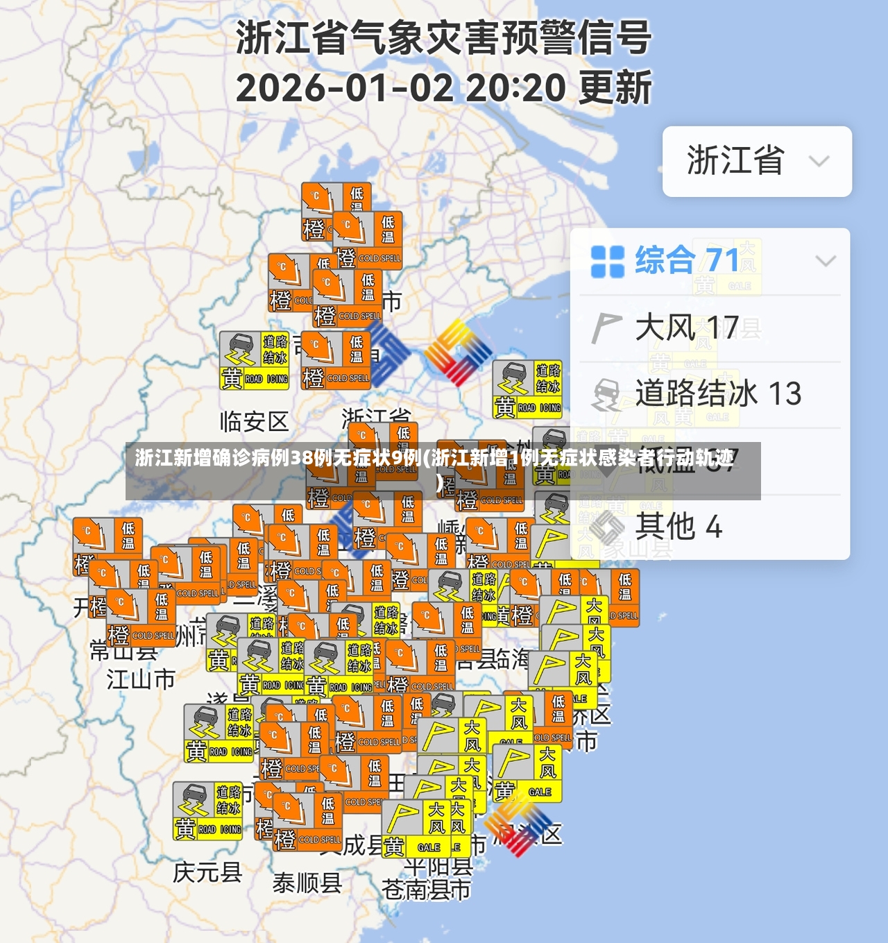 浙江新增确诊病例38例无症状9例(浙江新增1例无症状感染者行动轨迹)-第2张图片