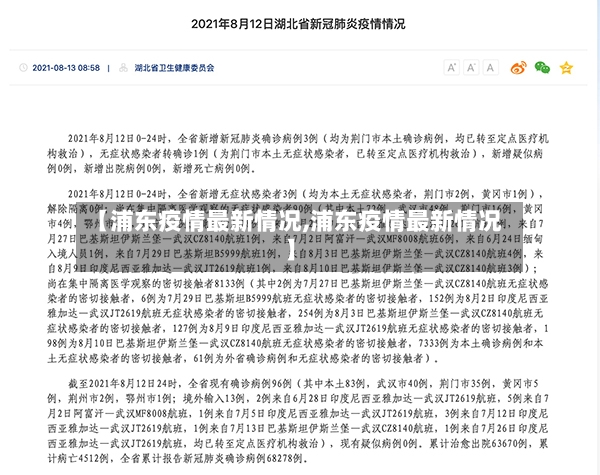 【浦东疫情最新情况,浦东疫情最新情况】-第2张图片