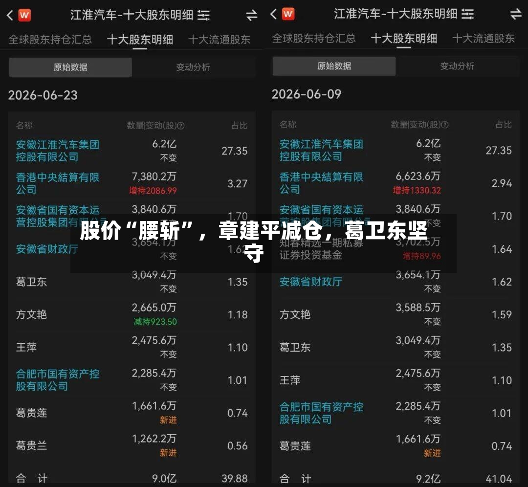 股价“腰斩”	，章建平减仓，葛卫东坚守-第2张图片