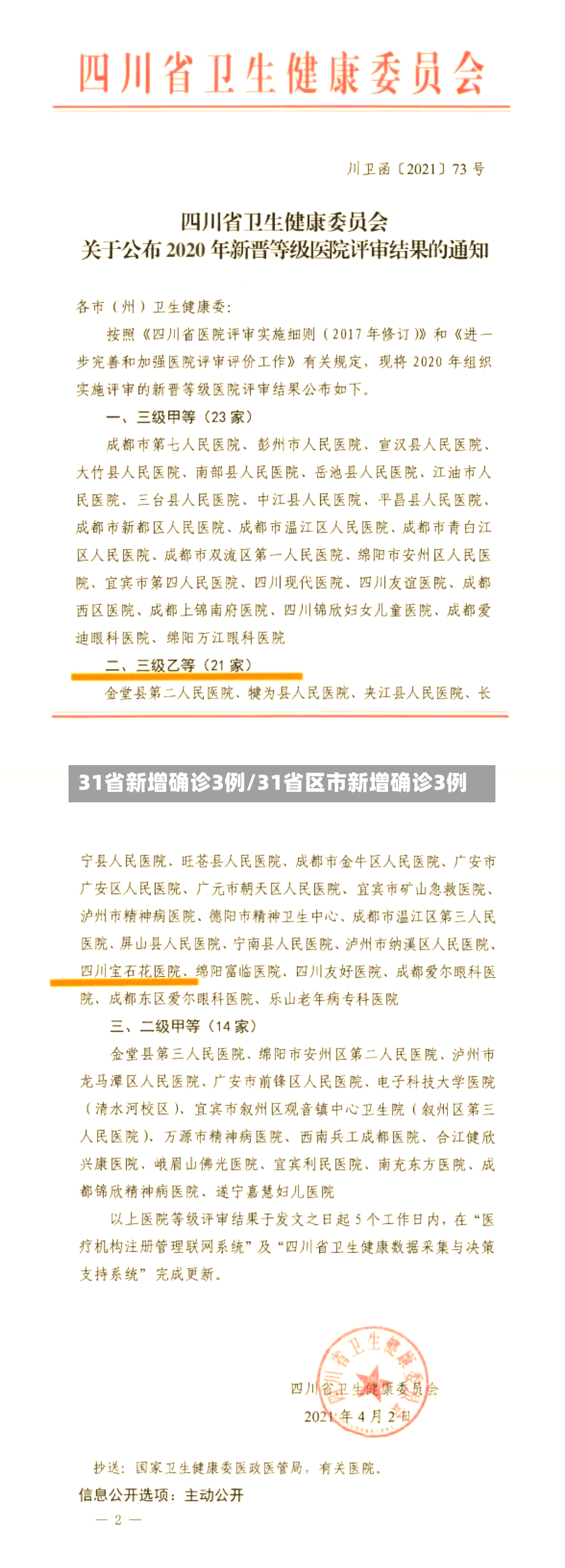31省新增确诊3例/31省区市新增确诊3例-第2张图片
